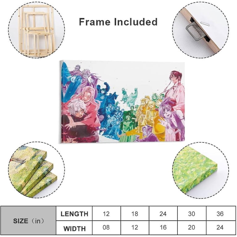 GUNKY Hell's Paradise Jigokuraku Anime Poster Poster Decorative