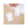 thumbnail image 6 of INSPIRE CHIC Women's Lace Fingerless Gloves Wrist Length Wedding Elegant White Ruffled Floral Gloves for Bridal Party Gloves White-5, 6 of 7