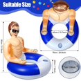 thumbnail image 2 of Anillo de natación inflable Pool Float Silph PLC con portavasos, 150 kg, 2 of 7