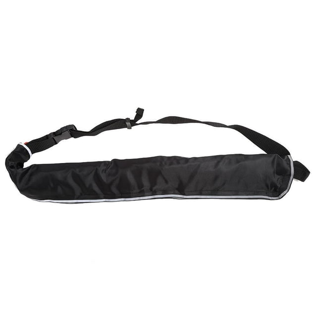 Inflatable Life Jacket Waist Belt Flotation Device With Reflective Tapes and Whistle manual inflatable belt