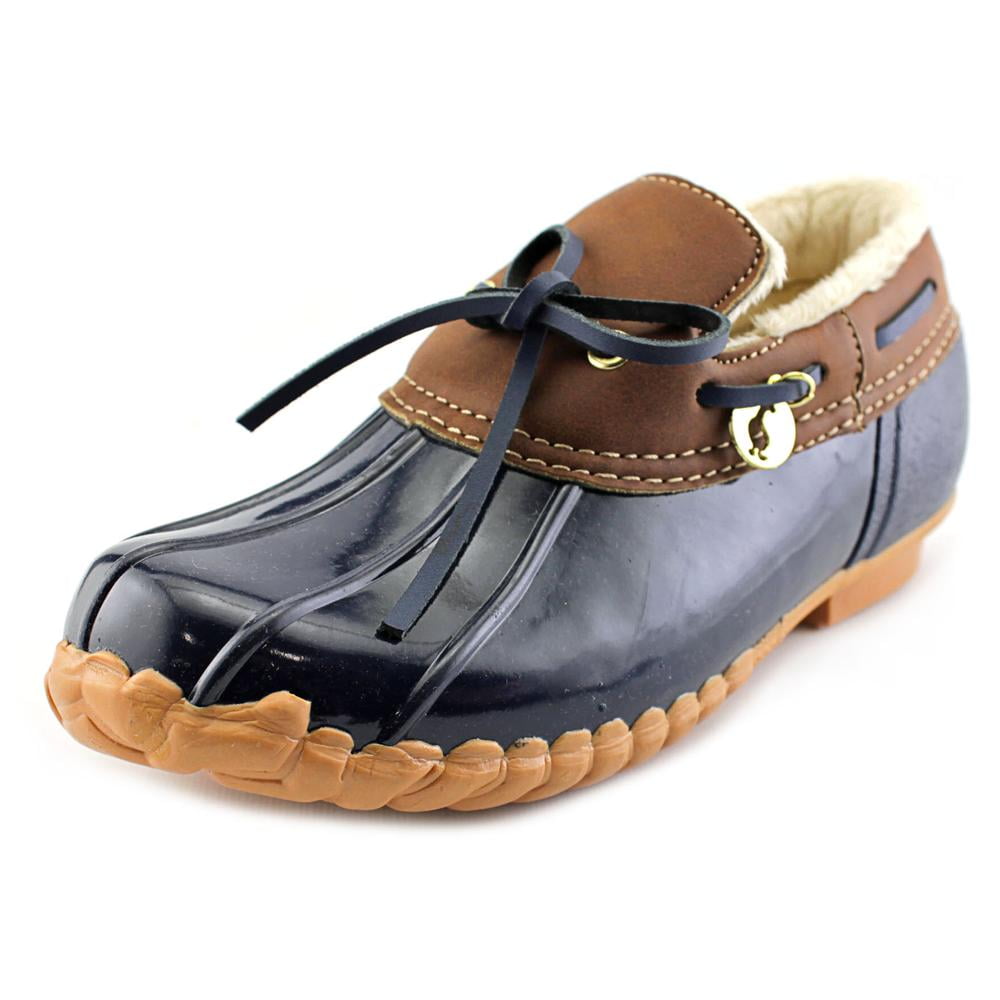 Sporto Sporto Pamela Round Toe Synthetic Duck Boot Water Shoe, Navy