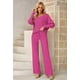 thumbnail image 2 of Conjunto de suéter de punto AOHITE para mujer con pantalón, 2 of 8