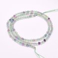 thumbnail image 2 of 2strands Natural Fluorite Beads Strands Faceted Round 2mm Hole: 0.5mm about 223pcs/strand 15.5 inch(39.5cm), 2 of 3