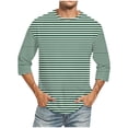 thumbnail image 1 of Qiopertar Liquidation à Moins de 5$ Hommes Imprimé Col Rond Mode Décontractée Manches Courtes Blouses Chemises en Liquidation Accès Anticipé Offres, 1 of 4