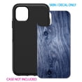 thumbnail image 2 of DistinctInk Custom SKIN / DECAL compatible with OtterBox Symmetry for iPhone 11 Pro (5.8" Screen) - Dark Blue Weathered Wood Grain Print - Printed Wood Grain Image, 2 of 5