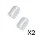 thumbnail image 1 of 2x Protector para Dedos de Los Pies, Silicona, Fácil de Limpiar, Reduce La Fricción, Transparente, Fácil de Usar, Fundas para Los Dedos, Punteras para 2 piezas, 1 of 10