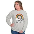 thumbnail image 5 of Betty Boop Cartoon Rainbow Quote Women Crewneck Sweatshirt Brisco Brands S, 5 of 6