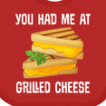 thumbnail image 4 of Inktastic You Had Me at Grilled Cheese Sandwich Boys or Girls Baby Bib, 4 of 4