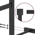 thumbnail image 5 of Pemberly Row 39.4 x 78.7 Powder-Coated Steel Bed Frame in Black, 5 of 10