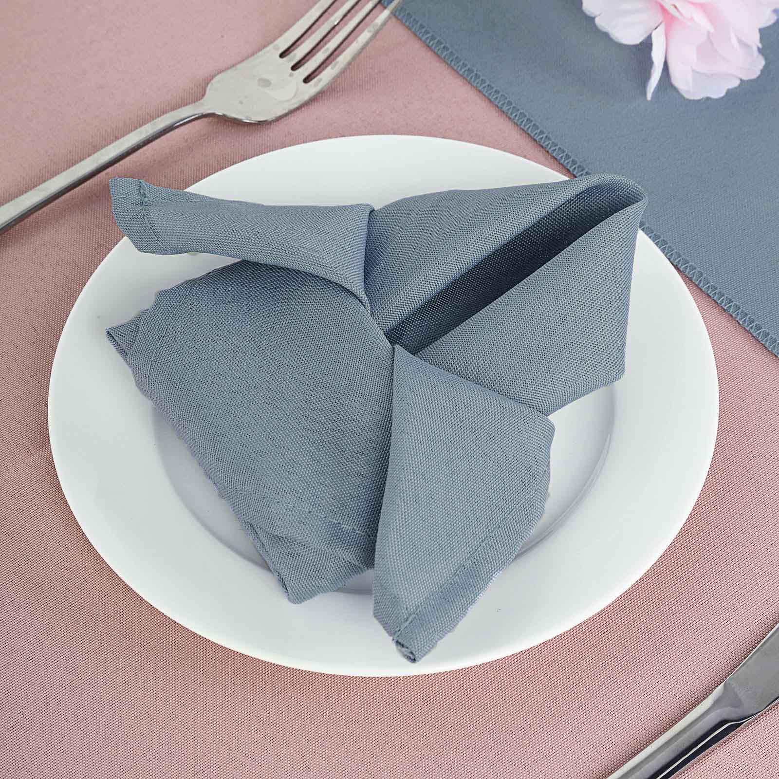 25  white premium restaurant wedding catering dinner cloth linen napkins 20x20 