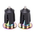 thumbnail image 3 of Handlebar End , High Hardness Handle Grip End Plugs Plated Colorful 2PCS  for Mountain Bike, 3 of 8