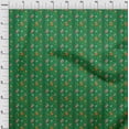 thumbnail image 3 of oneOone Silk Tabby Green Fabric Merry Christmas Sewing Material Print Fabric By The Yard 42 Inch Wide-13Z, 3 of 4