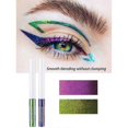 thumbnail image 3 of Chameleon Liquid Eyeliner, Gold Metallic Satin High-pigmented Colored Multi-reflective Finish Glitter Eye Liner Eye Shadow Pen, 3 of 5