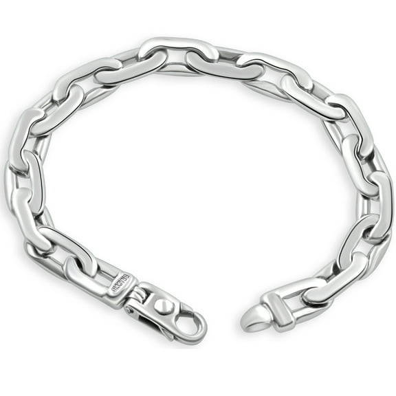 Pompeii Men's 14k Gold (43gram) or Platinum (73gram) 8mm Link Bracelet 8.5" (,)