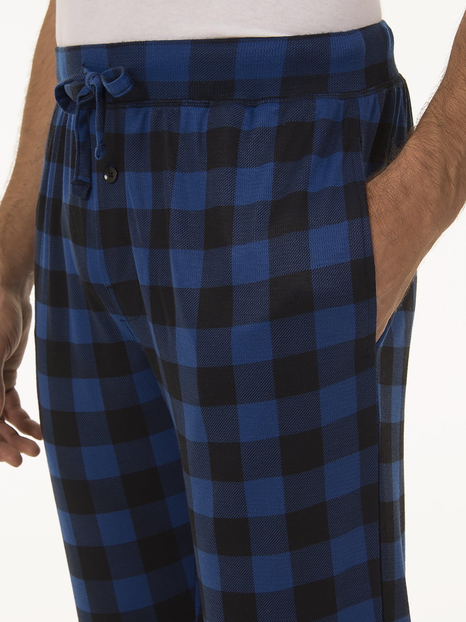 Fruit of the Loom Men's Poly Waffle Jogger Sleep Pant - Walmart.com