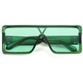 thumbnail image 2 of FEISEDY One Piece Square Sunglasses Women Men Metal Buckle Design B2540, 2 of 14