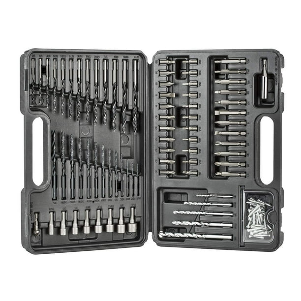 Juego combinado de brocas y puntas de destornillador BLACK+DECKER, 109 piezas (BDA91109)