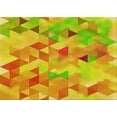 thumbnail image 1 of Ahgly Company Machine Washable Indoor Rectangle Transitional Neon Orange Area Rugs, 2' x 4', 1 of 7