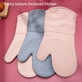thumbnail image 3 of POINTERTECK Gants d'Isolation en Silicone Mitaines de Four Cuisine Anti-Brûlure Lavables Durables Micro-Ondes Résistants Haute Température Rose, 3 of 8