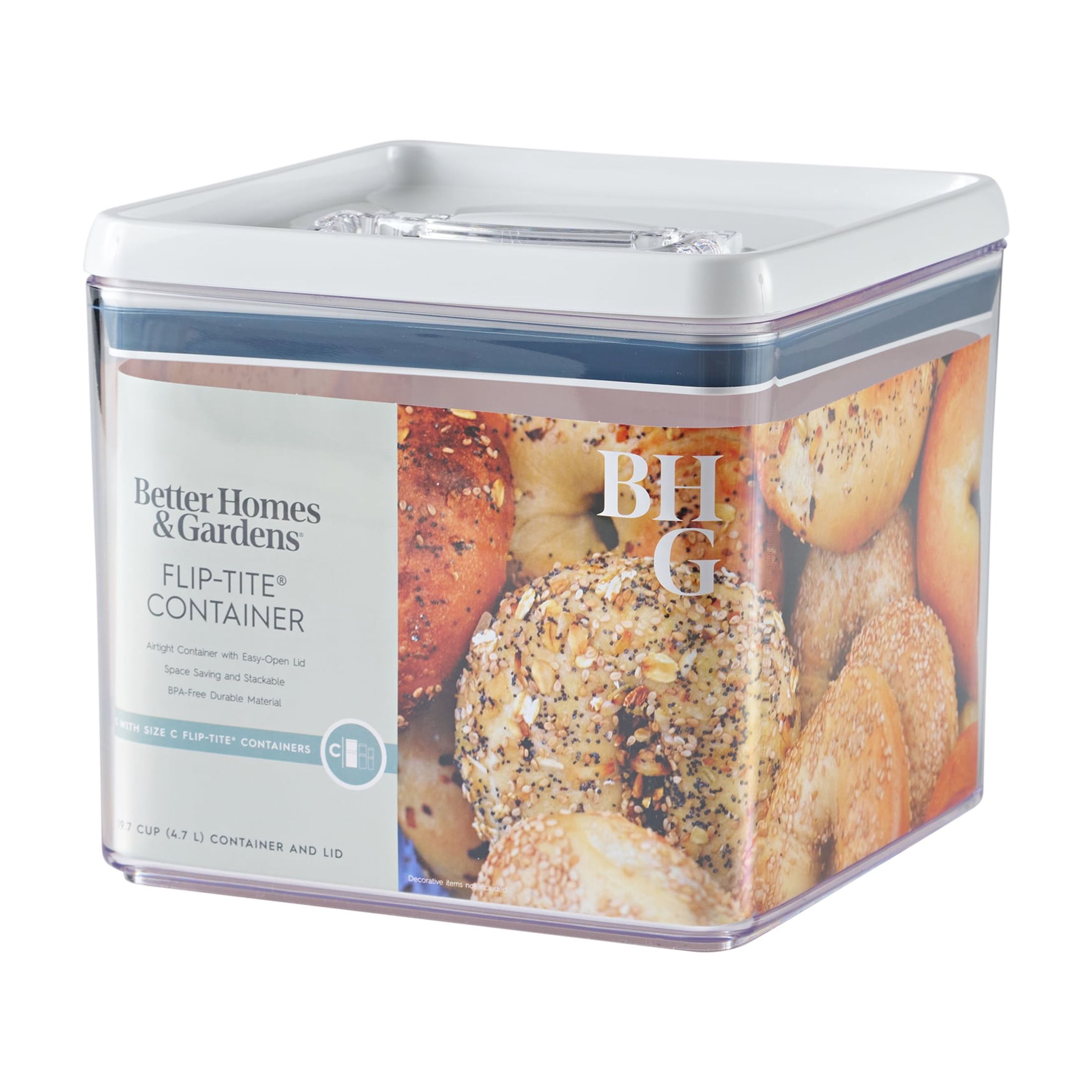 Better Homes & Gardens Flip-Tite 19.7 Cup Food Storage Container photo 3
