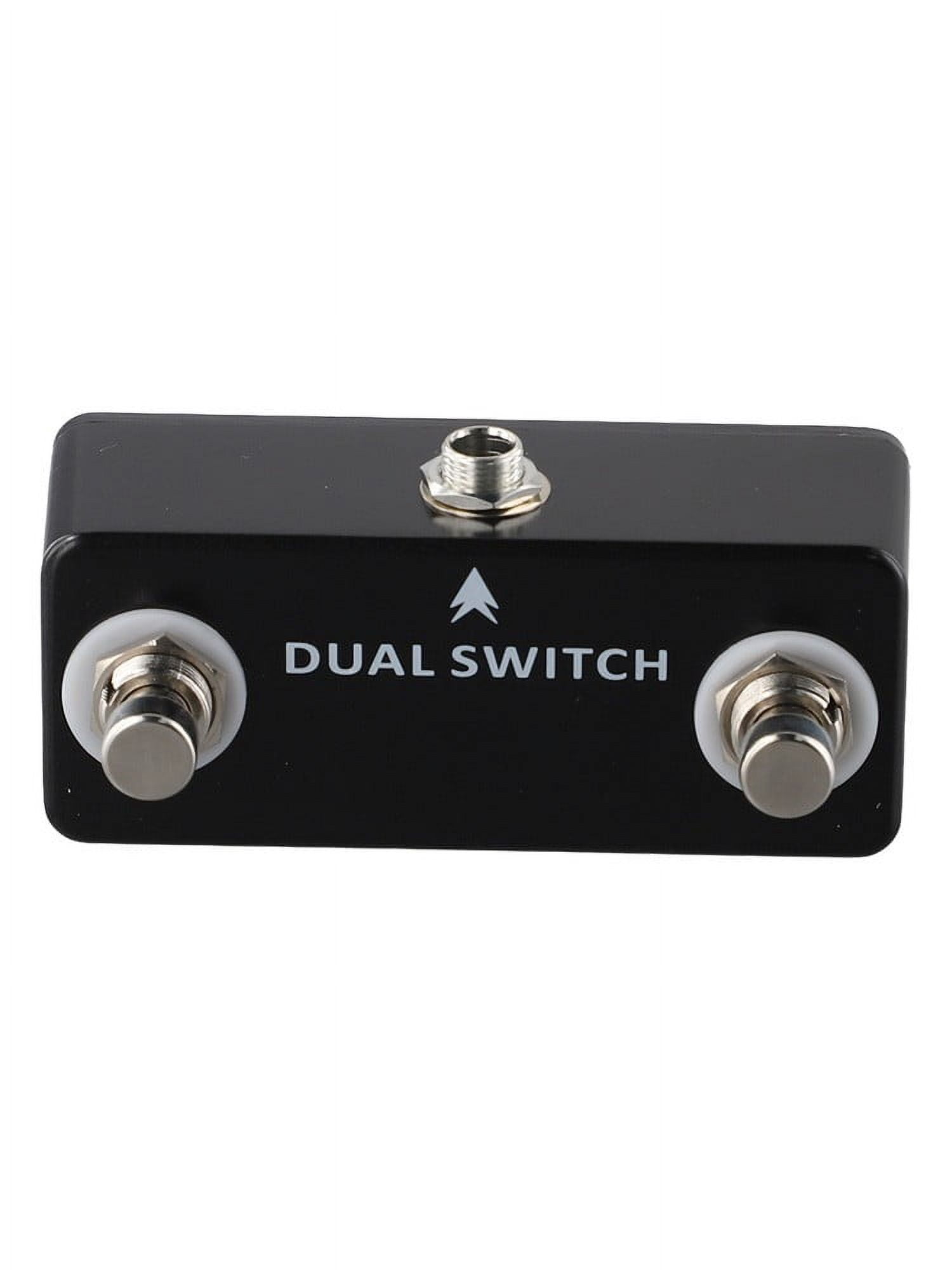 for MOSKY Dual Switch Guitar Effect Pedal Footswitch True Bypass Full Metal