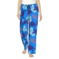 thumbnail image 2 of Lsque Ornamental Turtles Print Women's Pajama Pants, Lounge Pant - Comfortable Home Wear,Elastic Waistband, Stylish Design-Small, 2 of 9