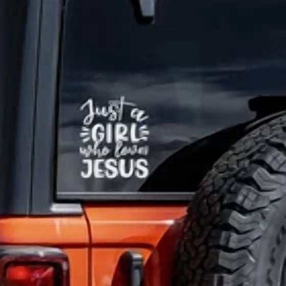 Jesus Decal Sticker For Car Truck Suv Van Laptop Window Wall A1067