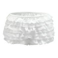 thumbnail image 5 of Afdoent Shorts For Women Fashion Layered Lace Ruffle Sheer Mesh High Waist Elastic Waistband Casual Summer Shorts For Daily Wear And Outings Comfy Trendy Beach Shorts, 5 of 6