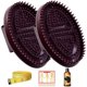 thumbnail image 1 of wonima11 Meridian Brush Massage Brush, Beauty Salon Professional Custom Meridian Brush Massage Body, Handheld Full Body Relaxation Meridian Pressure Brushes Set (Brown-2pcs), 1 of 1