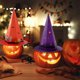 thumbnail image 2 of 2023 Halloween Bruja Púrpura Sombrero Caramelo Caja 6 Unids/set Divertido Niños Favor Cajas Decoración De Feliz Regalos Para Cosplay Suministros De Fiesta, 2 of 4