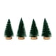 thumbnail image 1 of Mini árboles de Navidad para decoración navideña, 4 mini árboles de Navidad artificiales con base de madera, árboles de decoración navideña de mesa para decoración navideña, 1 of 5