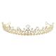thumbnail image 1 of Tiara de novia con diamantes de imitación para niña, corona de boda, diadema de novia con diamantes de imitación, 1 of 7