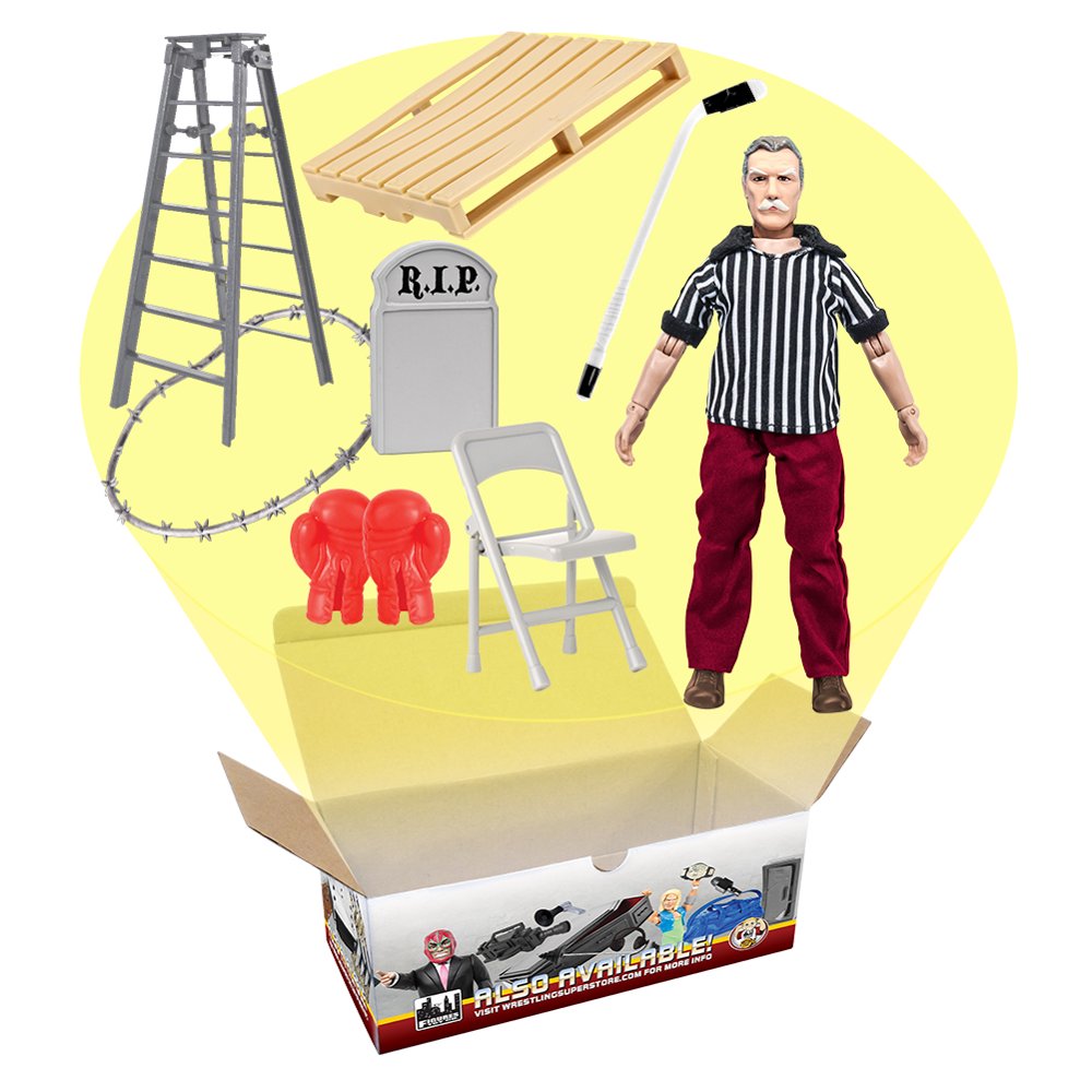 Wrestling Referee & Gear Action Figure Accessory Kit