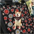 thumbnail image 3 of Pzuqiu Daisy Ladybug Dog Car Seat Cover for Back Seat Heavy-Duty Dogs Hammock Style Seat Covers with Dog Bandana Garbage Bag for SUV,Sedan,Truck, 3 Piece, 3 of 6