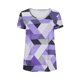 thumbnail image 4 of Blusas para Mujeres Casual, Cuello en V Impreso Manga Corta Camiseta de Verano Top Hecho de Poliéster Cómodo para el Uso Diario, Blusas de Verano de la Mujer, 4 of 6