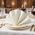 thumbnail image 5 of Unique Bargains 12Pcs Jacquard Washable Cloth Napkins Beige 18x18inch, 5 of 6
