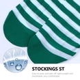 thumbnail image 3 of 3 Pairs Clover Printing Sock St. Patrick's Day Stocking Long-tube Socks, 3 of 7