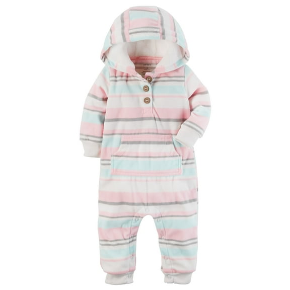 Carters 1pc Girl blue pink multi stripe Ivy