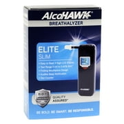 AlcoHAWK Elite Slim Breathalyzer, Digital, Black