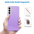 thumbnail image 5 of JETech Slim Fit Case for Samsung Galaxy S22 5G 6.1-Inch, Thin Phone Cover with Shock-Absorption and Carbon Fiber Design (Light Purple), 5 of 7