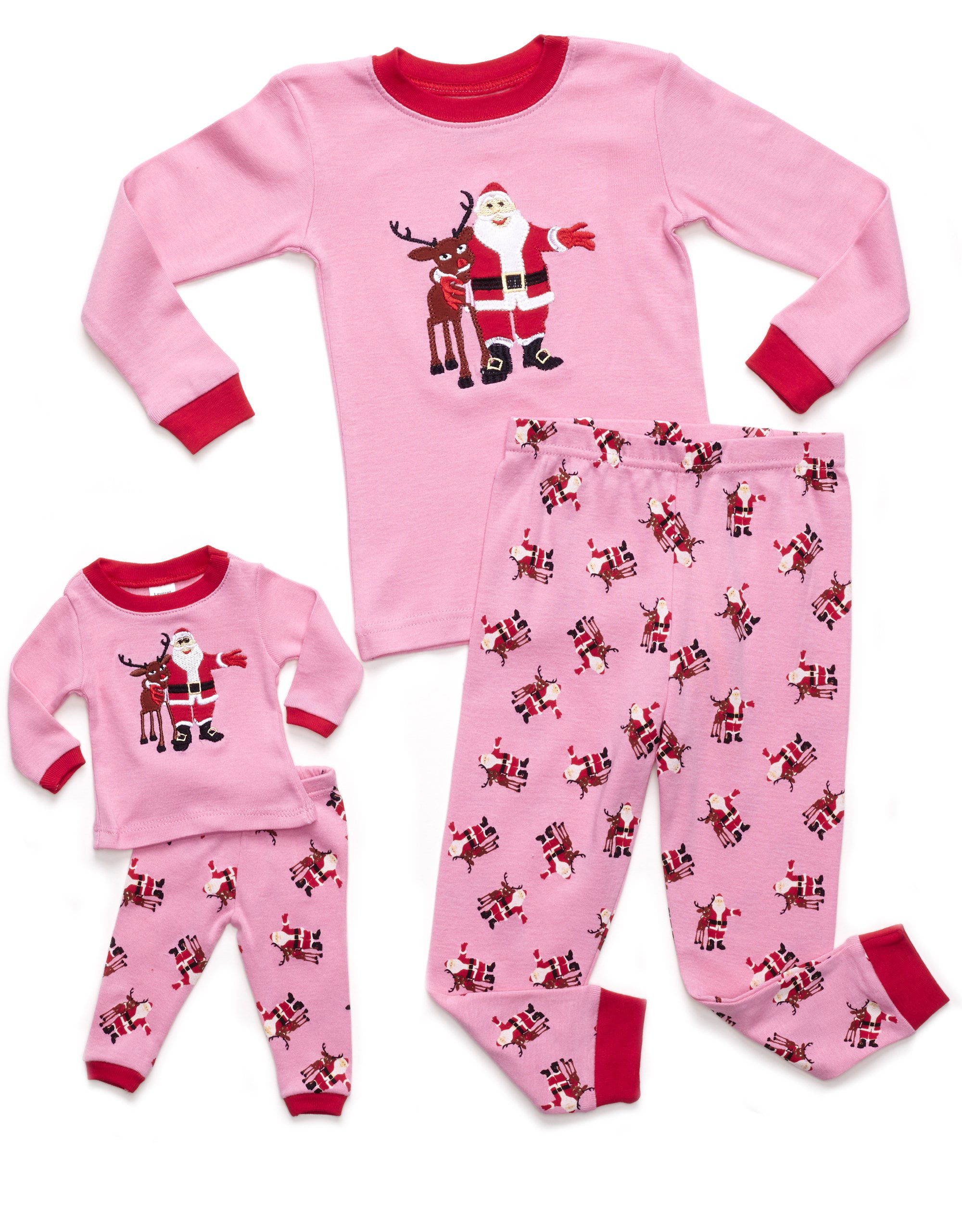 Toddler-14 Years Fits American Girl Leveret Kids /& Toddler Pajamas Matching Doll /& Girls Pajamas 100/% Cotton Pjs Set