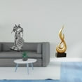 thumbnail image 2 of Figura de escritorio,Estatua de caballero,estatuilla,escultura,artesanía,decoración de escritorio,Arte coleccionable decorativo para la decoración del hogar y la oficina,Escultura abstracta, 2 of 8