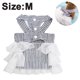 thumbnail image 2 of Pet Doggy Cats Fancy Tutu Adorable vestido de malla a rayas Princesa Petite Chaleco Doggie Bowknot Vestidos para perros pequeños medianos Pomeranian Chihuahua Falda Cachorro Ropa335, 2 of 7