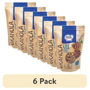 (6 pack) Nutrisnacks Granola Lite, Cacao Nibs & Almonds 10.5 oz., Ready to Enjoy with Milk or Yogurt