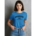 thumbnail image 2 of Brooklyn Gothic Style Banner T-Shirt Women -Image by Shutterstock, Female XX-Large, 2 of 4