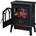 thumbnail image 3 of Duraflame 3D Black Infrared Electric Fireplace Stove - DFI-470-04, 3 of 9