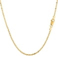 thumbnail image 1 of 10k Yellow Gold Sparkle Chain Bracelet, 1.5mm, 10", 1 of 1