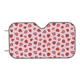 thumbnail image 7 of Haiem Hand Drawn Strawberry Car Windshield Sun Shade - Blocks UV Rays Sun Visor Protector, Sunshade to Keep Your Vehicle Cool, Universal Fit SUV Van Sedan-, 7 of 7