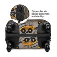 thumbnail image 6 of Uemuo Retro Excavator Printed Washable Luggage Cover - Fashion Suitcase Protector Fits 18-32 Inch Luggage -X-Large, 6 of 9