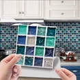 thumbnail image 1 of 10PCS Self Adhesive Tile Stickers 10x10cm Wall Stickers Kitchen Tile Stickers, Tile Sticker Adhesive Tile Sticker for Home, Kitchen, Bathroom, 1 of 5